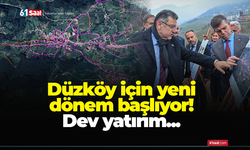 Büyükşehir'den Düzköy'e dev altyapı yatırımı!
