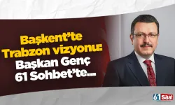 Başkent’te Trabzon vizyonu: Başkan Ahmet Metin Genç 61 Sohbet’te...