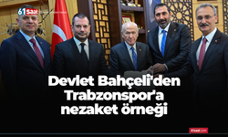 Devlet Bahçeli'den Trabzonspor'a nezaket örneği
