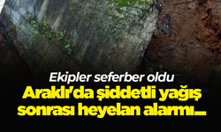 Araklı'da şiddetli yağış sonrası heyelan alarmı: Ekipler seferber oldu