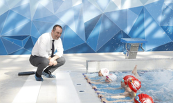 Akçaabat'ta minik yüzücüler yetişiyor