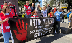 Şiddete karşı yürüdüler! Eğitimcilerden dikkat çeken çıkış