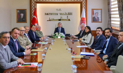 Bayburt’ta okul güvenliği için alınan tedbirler değerlendirildi