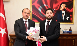 Başkan Kalkışım'dan İl Emniyet Müdürü Hasan Uygun'a ziyaret...