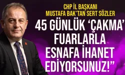 Mustafa Bak'tan Trabzon'da set sözler: 45 günlük çakma fuarlarla esnafa ihanet ediyorsunuz...