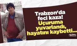 Trabzon'da feci kaza! Uçuruma yuvarlandı, hayatını kaybetti...