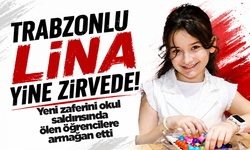 Trabzonlu Lina yine zirvede! Yeni zaferini okul saldırısında ölen öğrencilere armağan etti