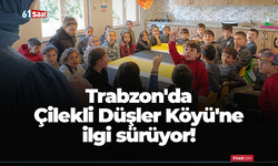 Trabzon'da Çilekli Düşler Köyü'ne ilgi sürüyor!