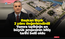 Başkan Bıyık 2 yılını değerlendirdi! Yomra tarihinin en büyük projesinin bitiş tarihi belli oldu