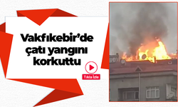 Vakfıkebir’de çatı yangını korkuttu