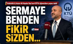 Trabzon'da Ali Haydar Baş'tan öğrencilere çarpıcı teklif: Sermaye benden, fikir sizden...