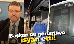 Başkan Genç bu görüntüye isyan etti!