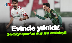 Evinde yıkıldı! Sakaryaspor’un düşüşü kesinleşti