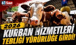 2026 Kurban hizmetleri tebliği yürürlüğe girdi!
