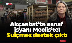 Akçaabat’ta esnaf isyanı Meclis’te! Suiçmez destek çıktı