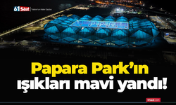 Papara Park’ın ışıkları mavi yandı!