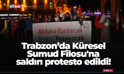 Trabzon’da Küresel Sumud Filosu'na saldırı protesto edildi