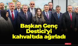 Başkan Genç Destici'yi kahvaltıda ağırladı