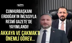 Cumhurbaşkanı Erdoğan'ın imzasıyla Resmi Gazete'de yayımlandı! Akkaya ve Çakmak'a önemli görev...