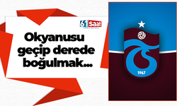 Okyanusu geçip derede boğulmak...