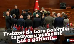 Trabzon'da borç polemiği tansiyonu yükseltti! İşte o görüntü...