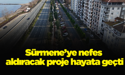 Sürmene’ye nefes aldıracak proje hayata geçti