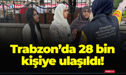 Trabzon’da 28 bin kişiye ulaşıldı!