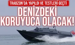Denizdeki koruyucu olacak! Trabzon'da yapıldı testleri geçti!