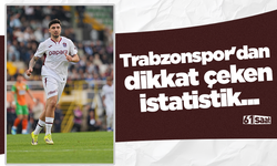 Trabzonspor'dan dikkat çeken istatistik...