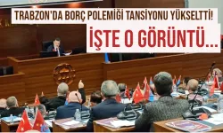 Trabzon'da borç polemiği tansiyonu yükseltti! İşte o görüntü...