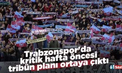 Trabzonspor'da kritik hafta öncesi tribün planı ortaya çıktı