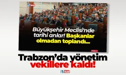 Trabzon’da yönetim vekillere kaldı!