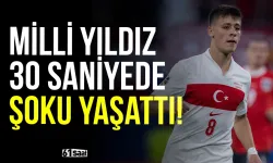 Milli yıldız 30 saniyede şoku yaşattı!