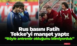 Rus basını Fatih Tekke’yi manşet yaptı: “Böyle antrenör olduğunu bilmiyorduk”