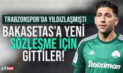 Trabzonspor'da yıldızlaşmıştı, Bakasetas'a yeni sözleşme için gittiler...