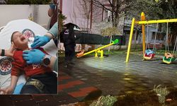 Parkta oynayan  2 yaşındaki çocuğa bıçaklı saldırı