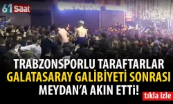 Trabzonsporlu taraftarlar Galatasaray maçı sonrası Meydan'a akın etti...