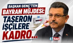 Trabzon'da Başkan Genç'ten Bayram Müjdesi: Taşeron işçilere kadro...