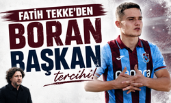 Fatih Tekke'den Boran Başkan tercihi!