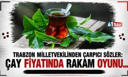 Trabzon Milletvekilinden çarpıcı sözler: Çayda fiyatında rakam oyunu...