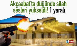 Akçaabat'ta düğünde silah sesleri yükseldi! 1 yaralı