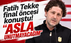 Fatih Tekke final öncesi konuştu! "Asla unutmayacağım"