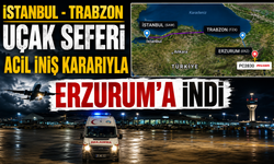İstanbul-Trabzon seferinde korku dolu anlar! Uçak Erzurum’a indi...