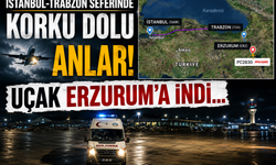İstanbul-Trabzon seferinde korku dolu anlar! Uçak Erzurum’a indi...