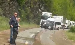 Trabzon-Bayburt karayolu yeniden ulaşıma açıldı.