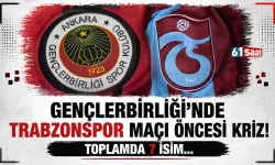 Gençlerbirliği'nde Trabzonspor maçı öncesi kriz! Toplamda 7 isim...