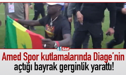 Amed Spor kutlamalarında Diage’nin açtığı bayrak gerginlik yarattı!