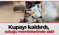 Kupayı kaldırdı, soluğu memleketinde aldı!