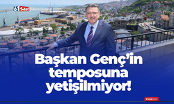 Başkan Genç'in temposuna yetişilmiyor