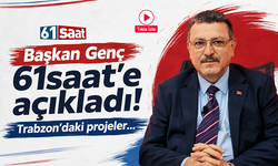 Trabzon Büyükşehir Belediye Başkanı Ahmet Metin Genç açıklamalarda bulunuyor